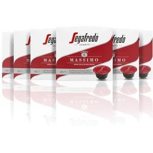 Segafredo Zanetti - 60 Nescafé® * Dolcegusto® * Compatible Capsules, Le Classiche Massimo Line, Rich and Balanced Aroma - 6 Boxes of 10 Capsules