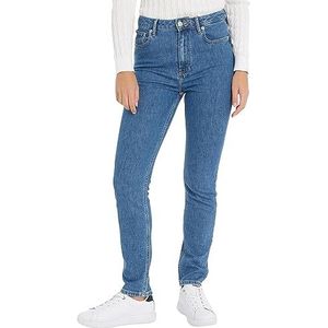Tommy Hilfiger Slanke sigaret HW A EVE Denim broek, 28W / 28L, vooravond, 28W / 28L