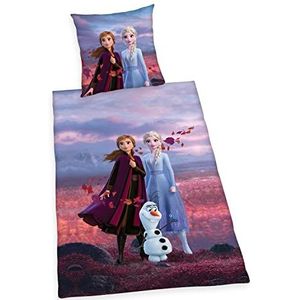 Herding - Disney Frozen 2 - Beddengoed - Meerkleurig - 100% Katoen