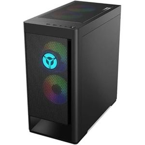 Lenovo Legion T5 Gen 7 Gaming-PC (Intel Core i5-12400F, 16GB RAM, 512GB SSD + 2TB HDD, NVIDIA GeForce RTX 3060-12 GB, zonder besturingssysteem) - zwart