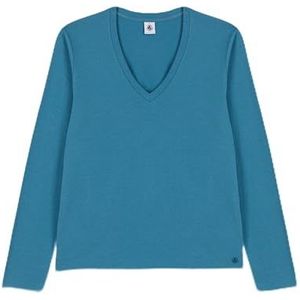 Petit Bateau T-Shirt ML Ecume XXS Dames, Polochon, XS