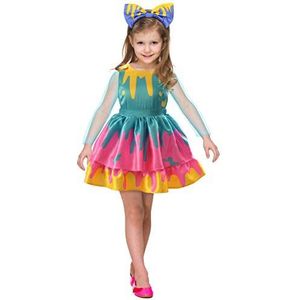L.O.L. Surprise! Mindy Splatters dress costume disguise official girl (Size 6-9 years) with accessories