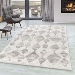 Laagpolig tapijt, laagpolig tapijt, slaapkamer, met patroon Berberlook