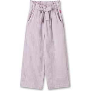 Sanetta Kindermeisjesbroek, lange mousseline, 100% biologisch katoen, Roze mist., 98 cm