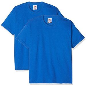 Fruit of the Loom T-shirt voor jongens (pak van 10), Blauw (Blauw Koningsblauw), 51 cm(14-15 Jaren)
