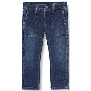 s.Oliver Junior Jongens Jeans Broek, Regular Fit Tapered Leg Blue 92, blauw, 92 cm