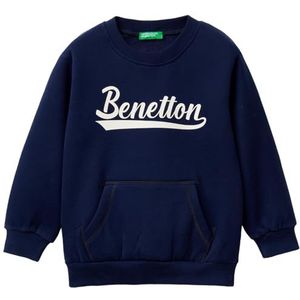 United Colors of Benetton Shirt G/C M/L, Blauw, 1 jaar