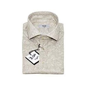 Kiosa by Matteo Bosio Kiosa Herenhemd van katoen, design 12, maat 43