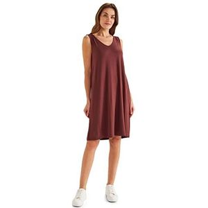 Street One zomerjurk voor dames, Dark Foxy Red, 38