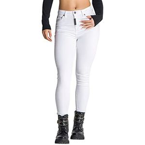 Gianni Kavanagh Witte Gk skinny jeans voor dames, Wit, XL