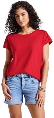 Street One Studio - Zomer Shirt - Rood - Dames