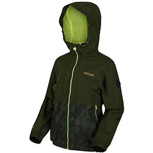 Haskel gevoerde waterdichte shelljas met capuchon en zakken met rits