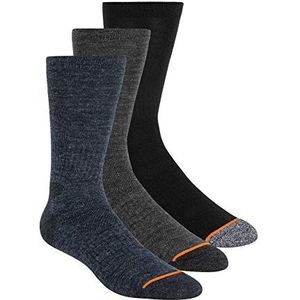 Weatherproof Heren Heren 3 Pack Crew Sokken, Donkerblauw, 10-13