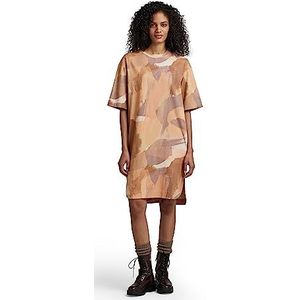 G-STAR RAW - Boxy U Tee Ao - Damesjurk - Veelkleurig - Aquarelamp Camo D22841-c338-d975