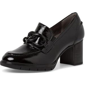 Tamaris Comfort Dames 8-84403-41 Leder Comfort Fit uitneembaar voetbed, pumps, Black Patent, 39 EU, zwart (patent), 39 EU Breed