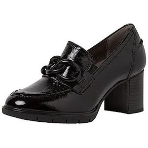 Tamaris Comfort Dames 8-84403-41 Leder Comfort Fit uitneembaar voetbed, pumps, Black Patent, 38 EU, zwart (patent), 38 EU Breed