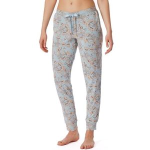 Schiesser Dames slaapbroek lang met manchetten Modal-Mix + Relax pyjama-onderdeel, Bluebird_175481, 36, Bluebird_175481, 36