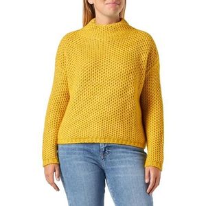 HUGO Safineyn Gebreide sweater voor dames, Dark Yellow703, M