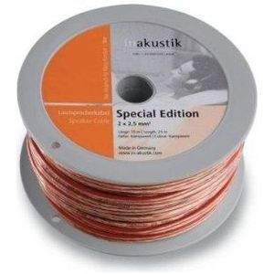 In-akustik Star Special Edition Luidsprekerkabel (2 x 2,5 mm²) 25 m transparant