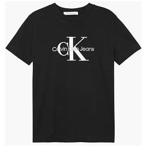 Calvin Klein Jeans Dames Core Monogram Regular Tee T-shirt, Ck Zwart, XS