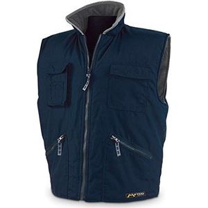 marque-288 Vpaxxl-gilet fleece blauw maat XXL