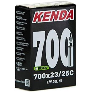 Kenda fietscamera 700 23 / 25C F/V Presta 40mm Unisex volwassenen zwart One Size