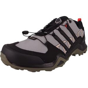 adidas Terrex Swift R2 Gore-tex wandelschoenen voor heren, niet-voetbal laag, Ch Solid Grey Core Zwart Olijf Strata, 44 EU