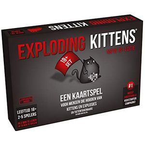 Exploding Kittens NSFW (NL versie) - Het meest succesvolle Kickstarter project ooit! Leeftijd 18+, 2-5 spelers