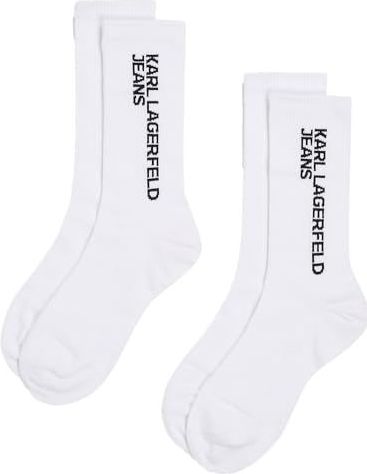 KARL LAGERFELD - A1M47050 - Werksokken - Zwart - Hoogwaardige Katoen - 2-Pack