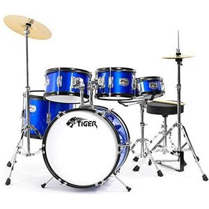 TIGER JDS14-BL 5-delige junior drumset - blauw
