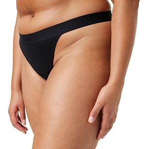 HUGO Dames brief HW Rib Panties, Black1, XL