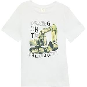 Jersey - T-shirt - Wit - Katoen - Normale Pasvorm