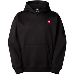 The North Face Uniseks Axys Oversized Sweatshirt met capuchon Tnf Black L