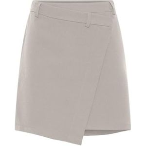 PIECES Dames Pcsacci Hw Skirt, Zilvergrijs, L