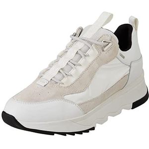 Geox Falena B ABX C Sneakers voor dames, Wit Off Wit, 39 EU