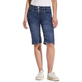 Street One Dames Bermuda jeans in Blauw, in size: 24