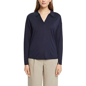 ESPRIT Collection Dames 082EO1K319 T-shirt, 400/NAVY, S