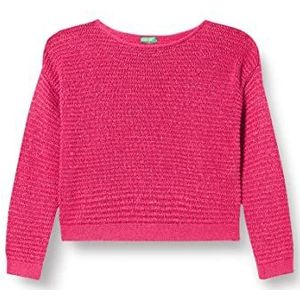 United Colors of Benetton Pullover voor meisjes., fuchsia 62a, 110 cm