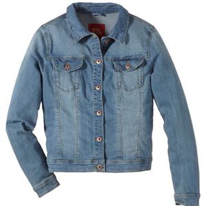 edc by ESPRIT jeansjas voor dames denim jacket, blauw (C Light Bleach 947), XL