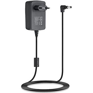 Wicked Chili 2 m voeding compatibel met Makita bouwplaatsradio DMR 115 / DMR 114 oplaadkabel, vervanging voor originele stekkervoeding SE00000679 DAB accu-radio (2500mA, 30W, 12V ruisvrij) zwart