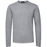 Casual Friday - Trui - Lichtgrijs - Wol - Lange Mouw