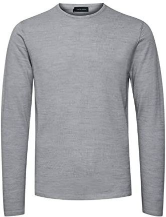 Casual Friday - Trui - Lichtgrijs - Wol - Lange Mouw