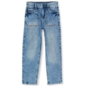 s.Oliver Jongens Relaxed: Jeans in Dad-Fit, blauw (light blue denim), 140 cm (Slank)
