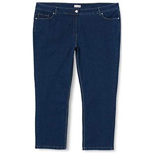 Damart Jeans voor dames, rechte snit, perfecte pasvorm, stretch, comfort, perfecte grip, platte buik, figuurvormend, machinewasbaar, Indigo, 46