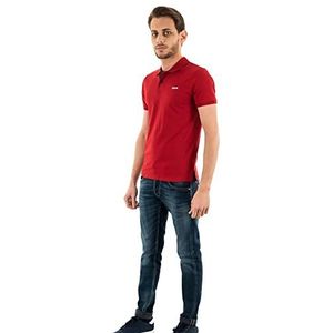 Schott NYC PSMILTON Polo, rood/marineblauw, XXL, heren, rood/marineblauw, XXL