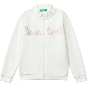 United Colors of Benetton Jas M/L, Wit, 4 jaar