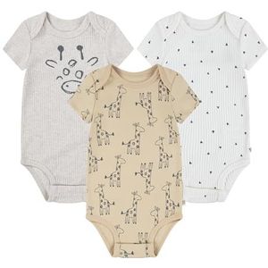 Huggies Little Hugs Baby 3-pack rompertje peuter ondergoed set, neutraal, 9 maanden, Neutraal, 9 maanden