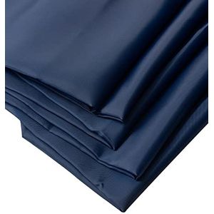 IPEA Stoffen bekleding marineblauw - 200 cm x 150 cm - Made in Italy - per meter voor naaien, kleding, voering, jassen, broeken, rokken, meubels, kussens - stof voor naaien en voering