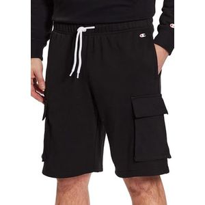 Champion Legacy Authentic Powerblend Terry Cargo bermuda shorts, zwart, S voor heren