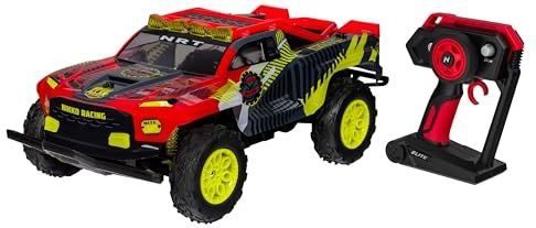 Nikko R/C 10352 Elite Trophy Truck X2 op afstand bestuurde RC-auto, offroad, sterke motor met 9,6 V NiMH-accu, tot 20 km/u, voertuig voor kinderen vanaf 8 jaar en volwassenen, ca. 46 cm, rood